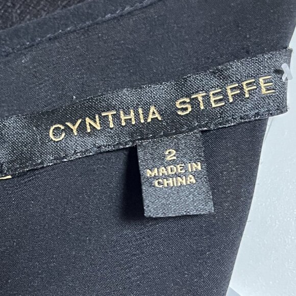 Cynthia Steffe Multicolor Tie-Front Mini Dress Size 2 Linen Blend - Picture 11 of 13